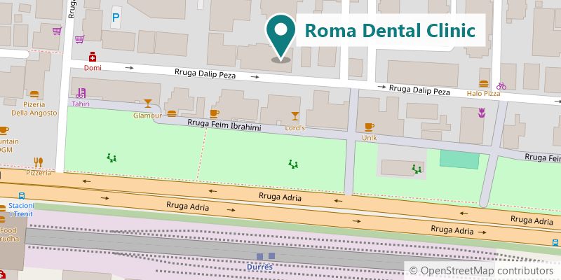 Map: Roma Dental Clinic in Rruga Dalip Peza, Durrës